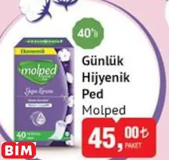 MOLPED GÜNLÜK HİJYENİK PED MOLPED GÜNLÜK HİJYENİK PED